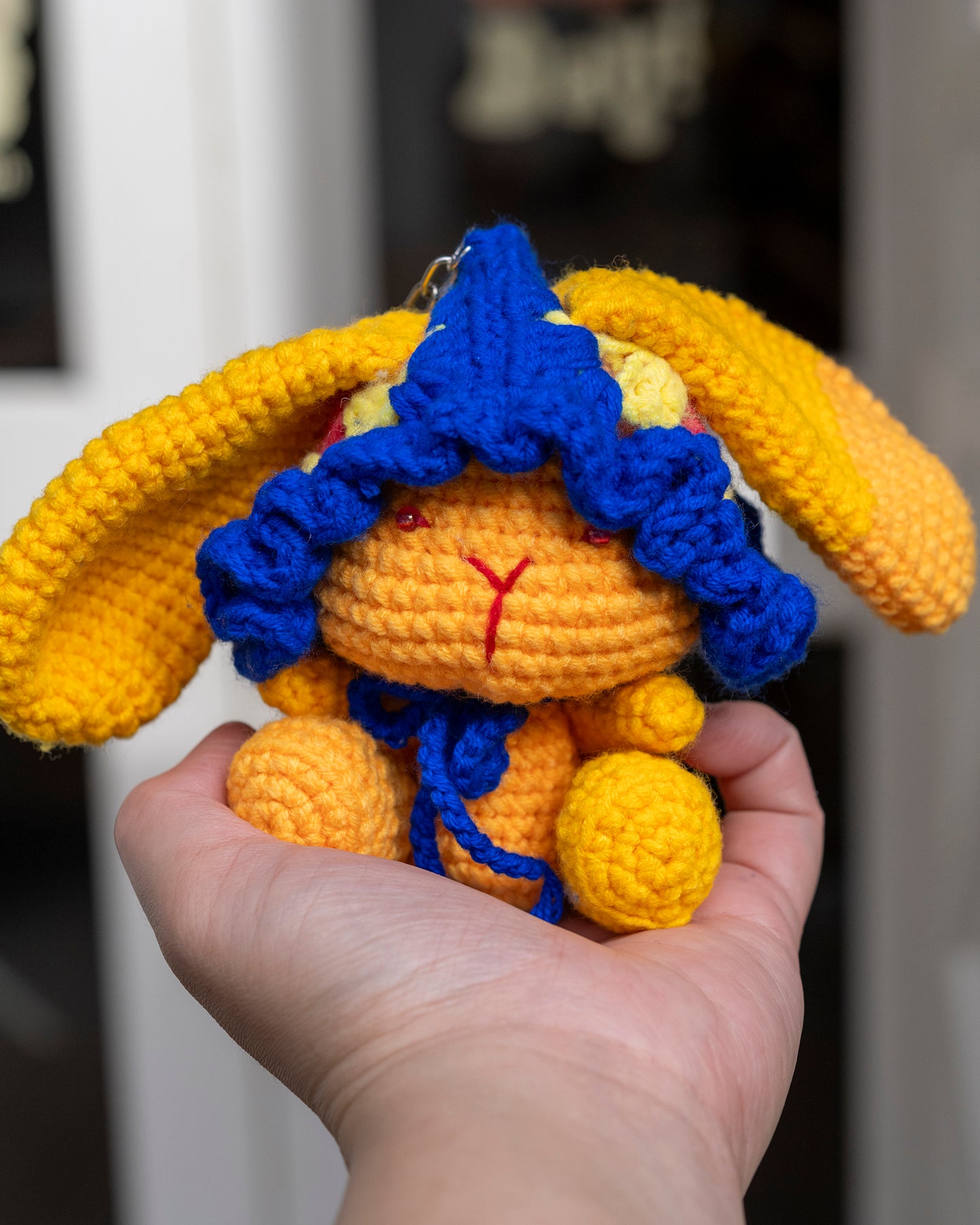 Bonnet Bunny Bag Charm