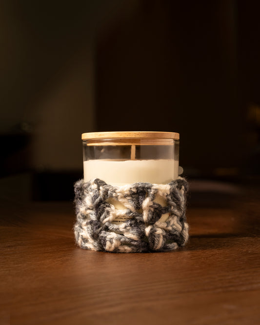 Graceful Valley Candle (With Handmade Crochet Cozy)