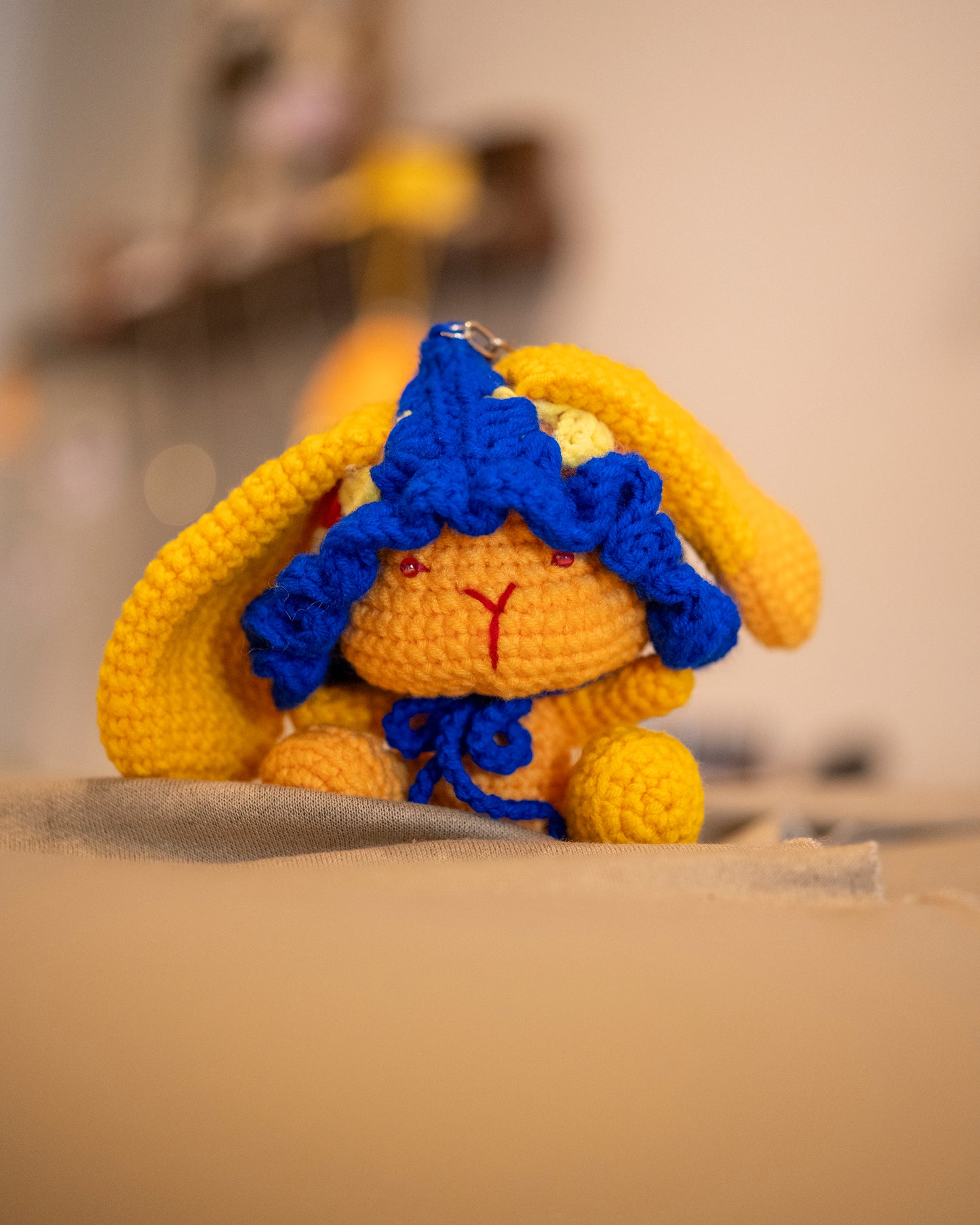 Bonnet Bunny Bag Charm