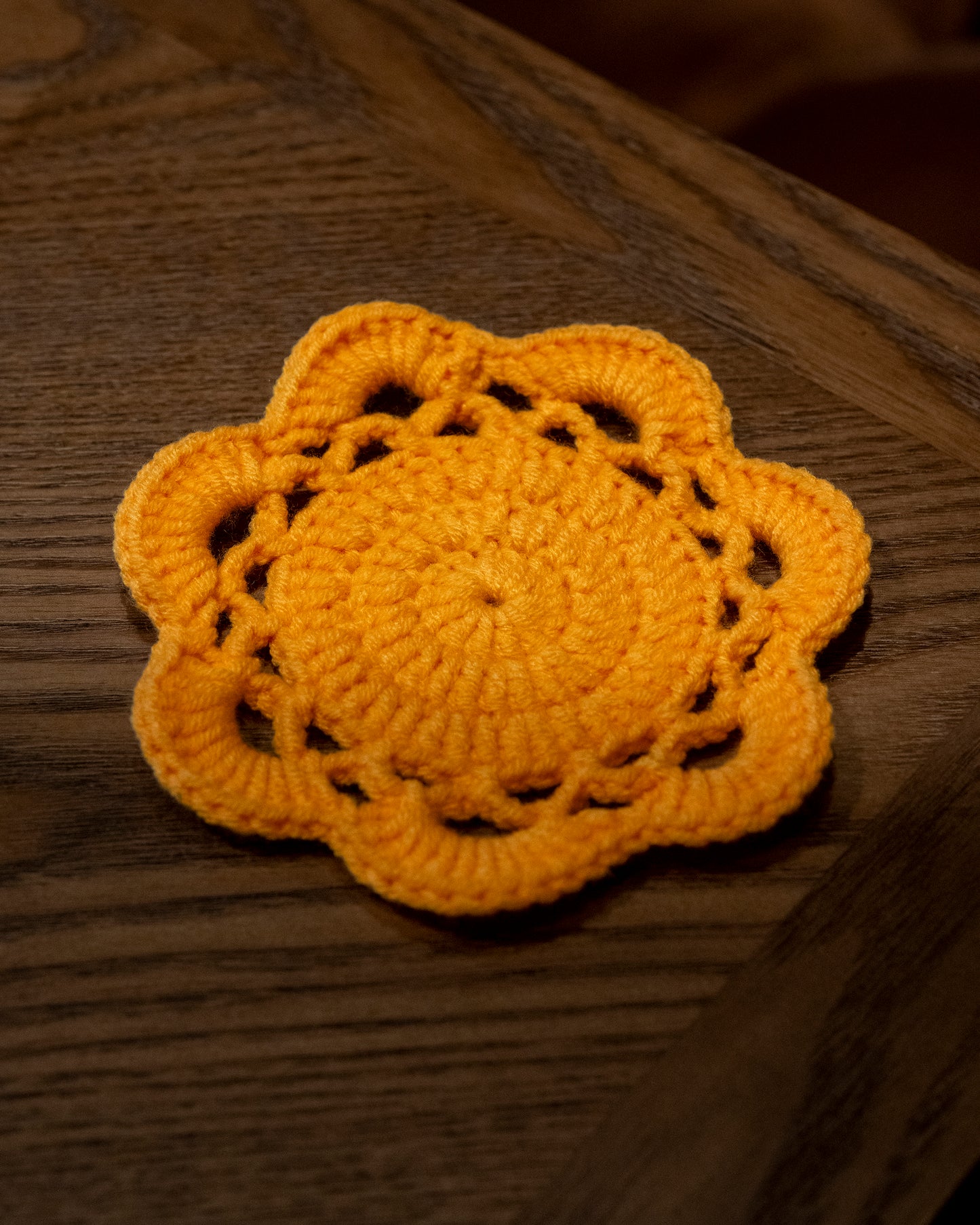 Nitty Gritty Yellow Coaster